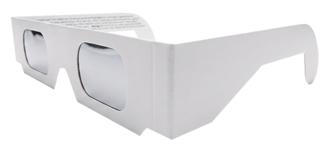 Plain White Eclipse Glasses